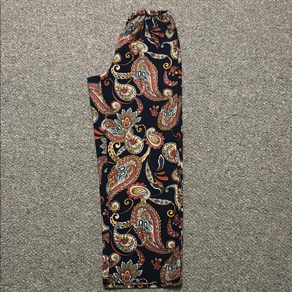 Melissa Paige Paisley Print Pants - Multicolor